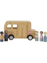 Bus scolaire avec figurines