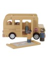 Bus scolaire avec figurines