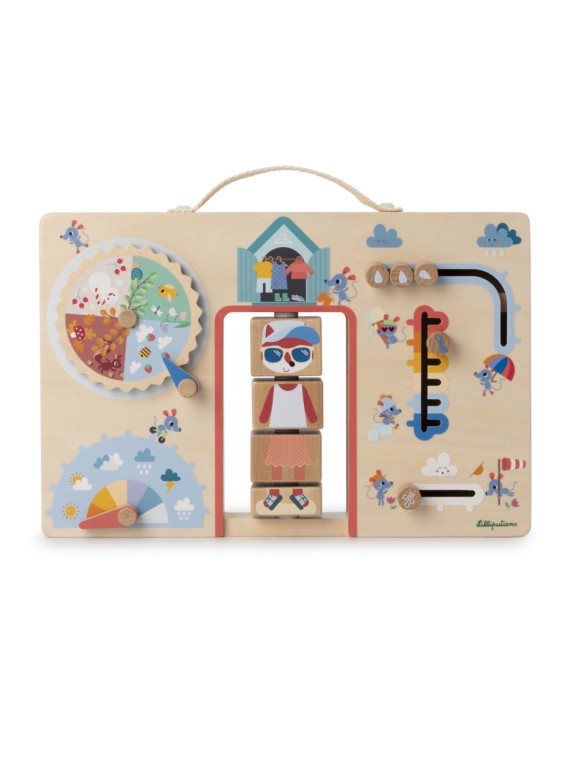 Valisette "Alice s'habille selon la météo"