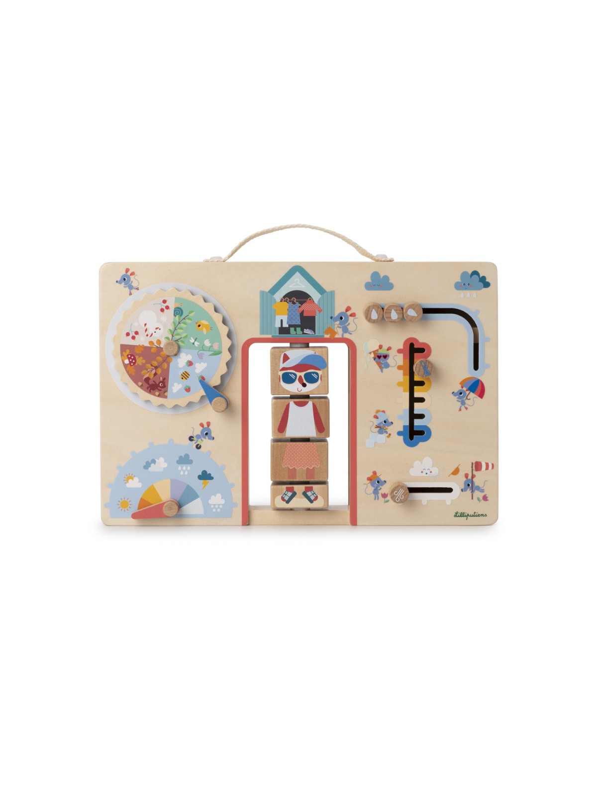 Valisette "Alice s'habille selon la météo"