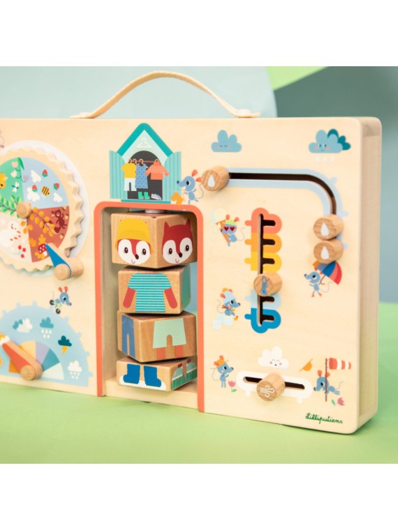 Valisette "Alice s'habille selon la météo"