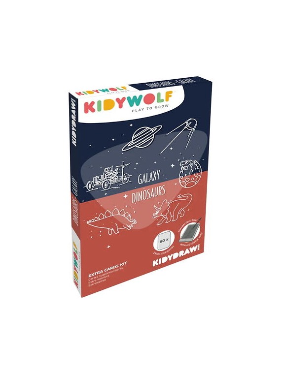 Recharge Motifs à dessiner Kidywolf - Dinosaur/Galaxy Recharge Motifs à dessiner Kidywolf - Dinosaur/Galaxy