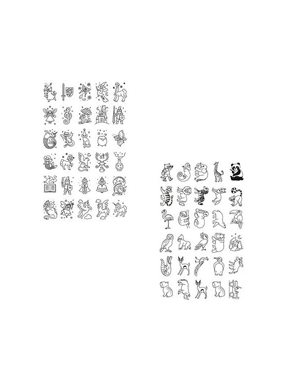 Recharge de dessin Kidywolf - 60 motifs - Once Upon A Time