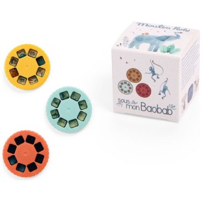 Boîte de 3 disques pour lampe à histoires