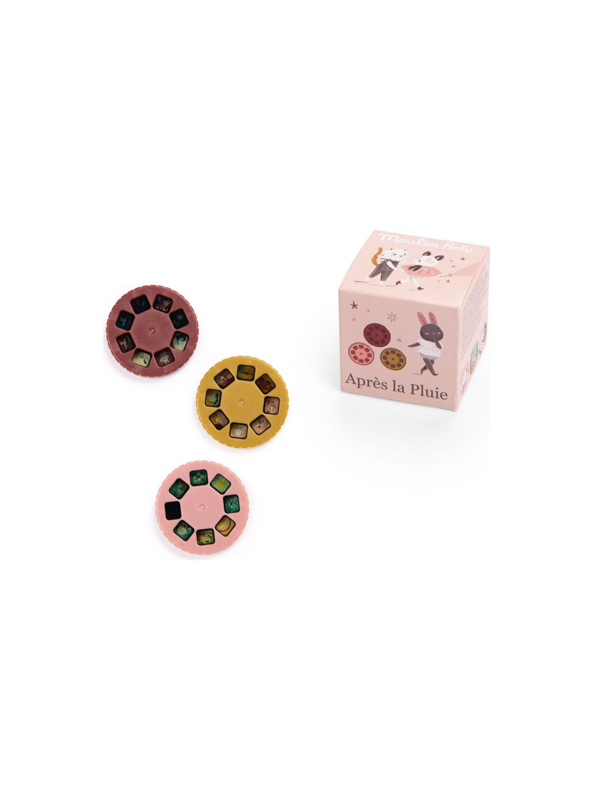 Boîte de 3 disques pour lampe à histoires Après la pluie