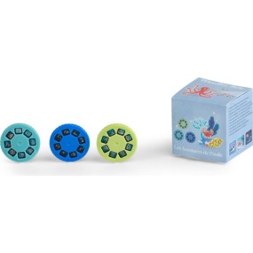 Boîte de 3 disques pour lampe à histoires Paulie