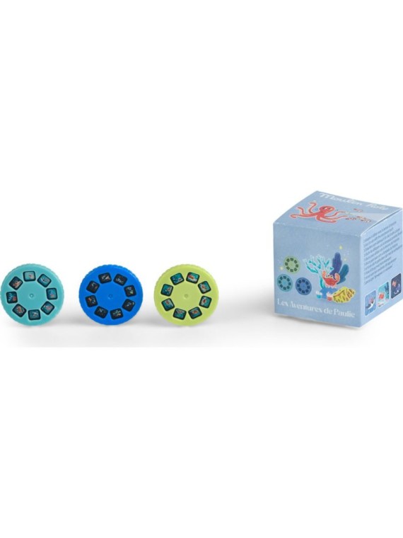 Boîte de 3 disques pour lampe à histoires Paulie