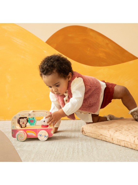 Bus en bois magique Lena la licorne