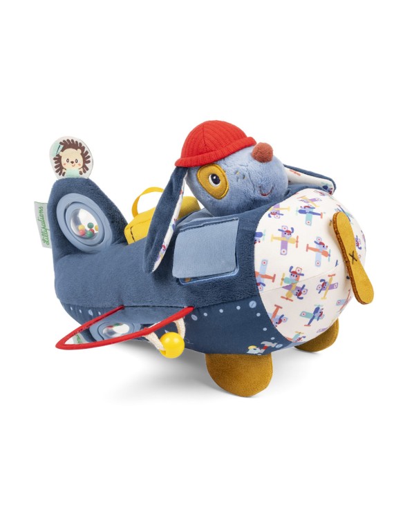 Jouet d'activités avion pour bébé Jules le chien