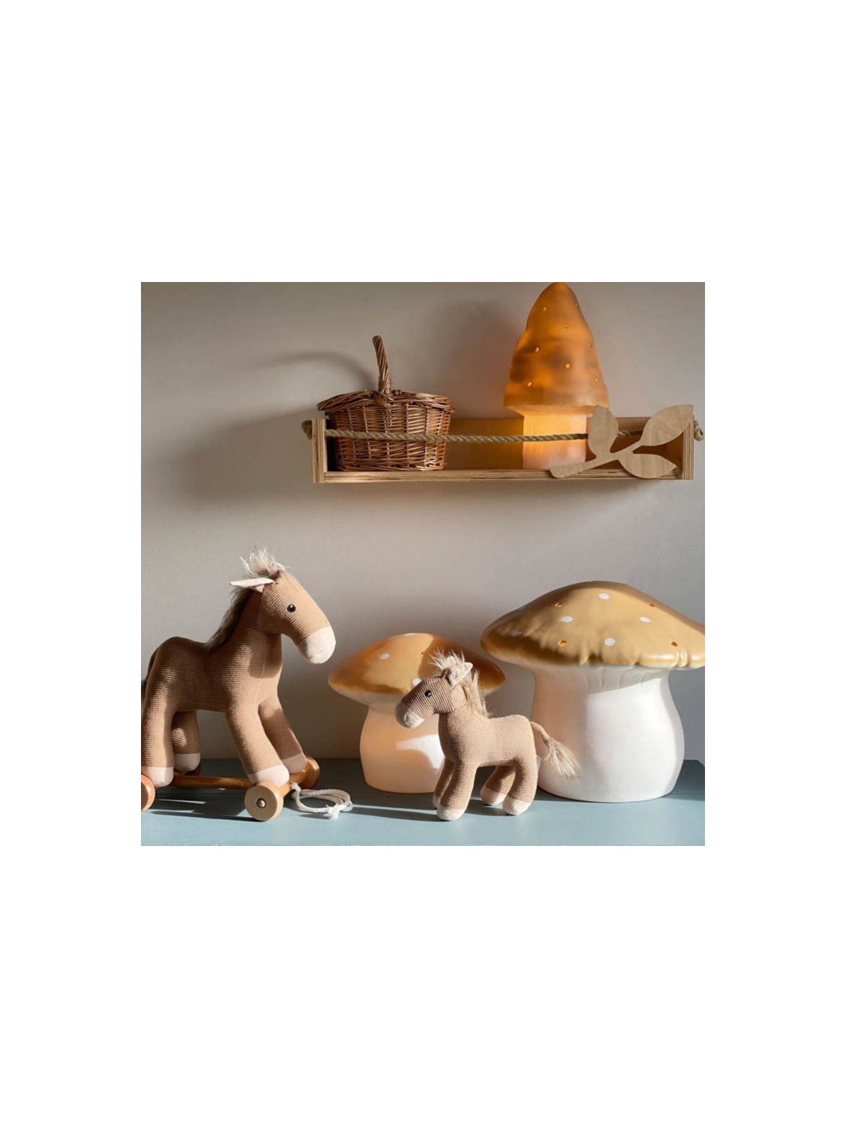 LAMPE PETIT CHAMPIGNON MOKKA