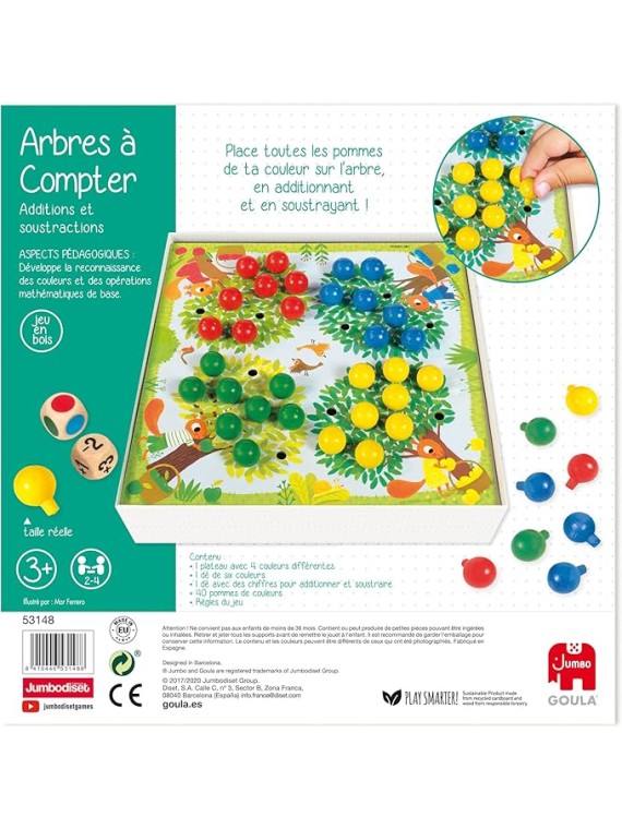 Arbres à Compter - Jeu de Plateau pour Enfant