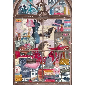 Librairie de Noël puzzle 1000 pieces