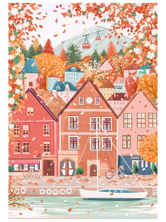 Bergen puzzle 1000 pieces