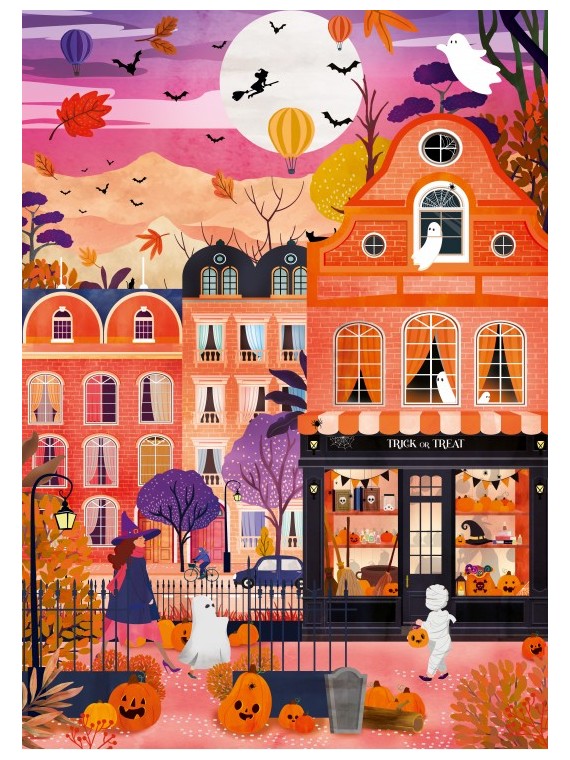 Des Bonbons ou un Sort puzzle 1000 pieces