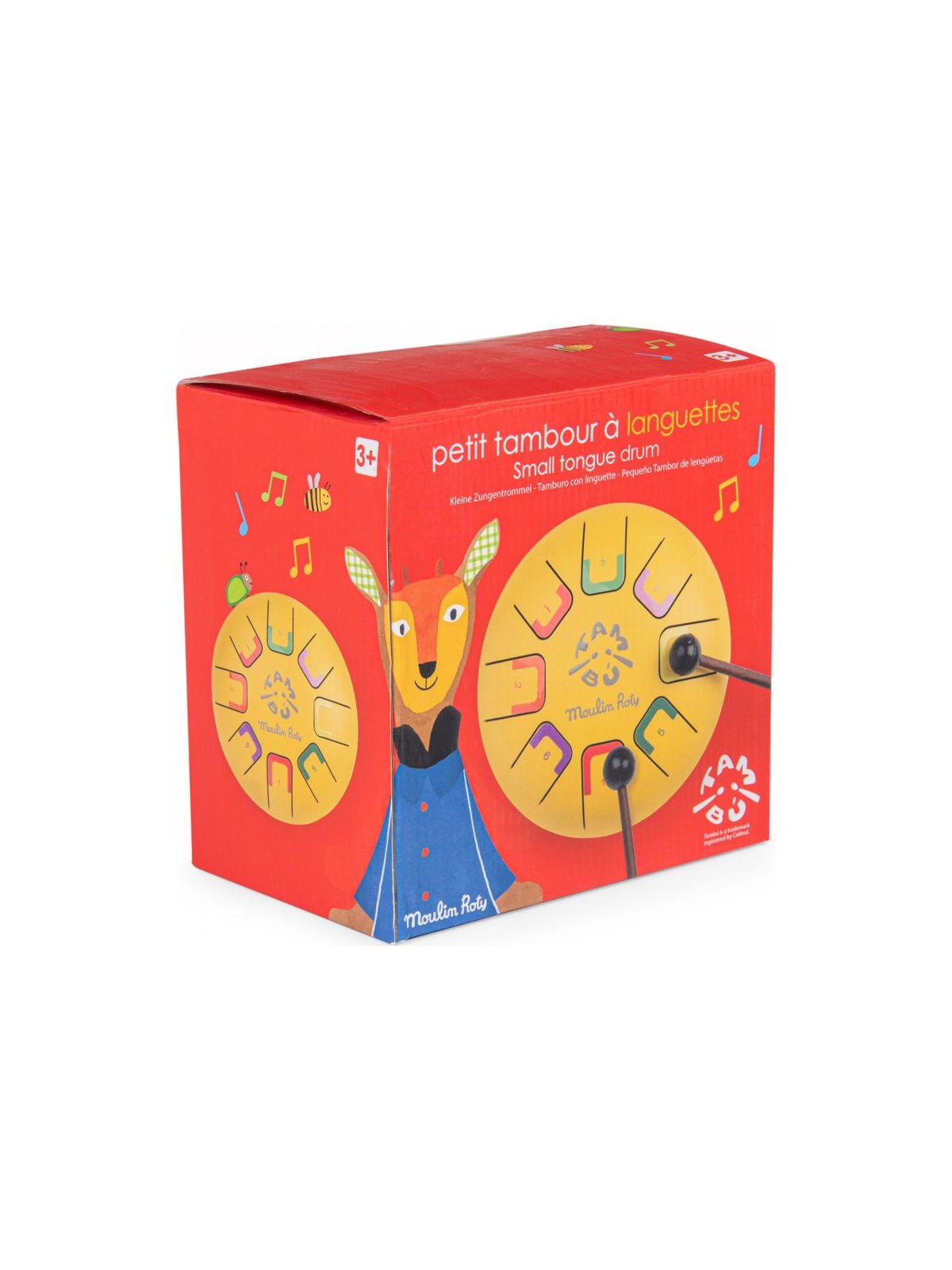 Petit tambour à languettes