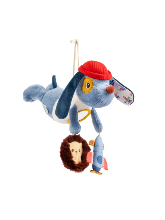 Peluche chien à suspendre - Jules acti-nomade