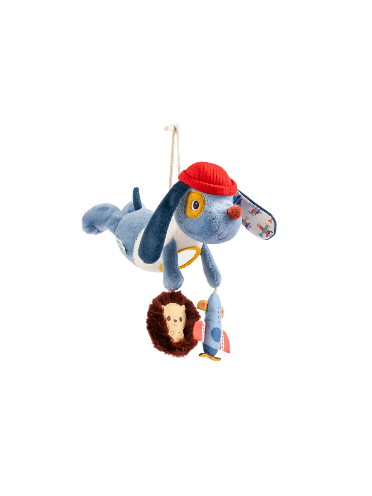 Peluche chien à suspendre - Jules acti-nomade