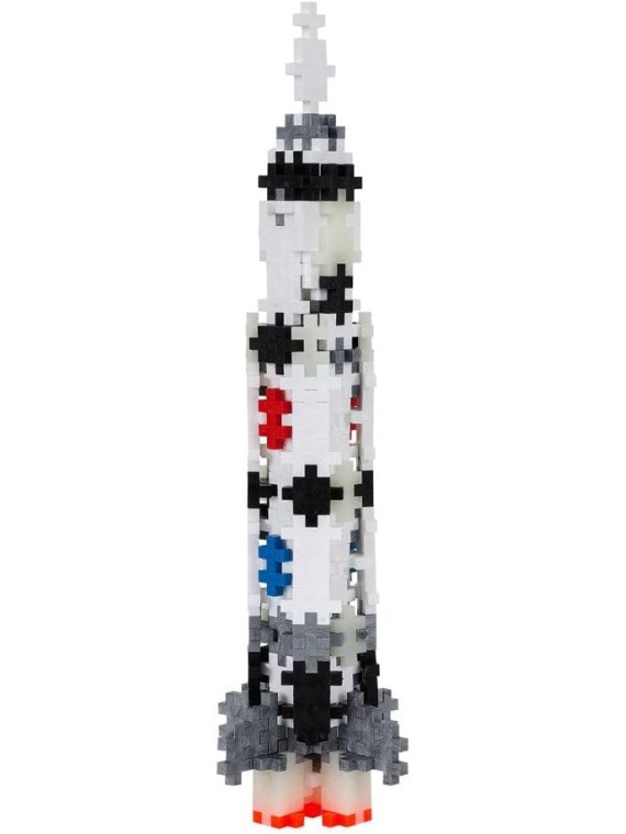 Méga tube Fusée Saturne V 240 Pcs - Plus Plus