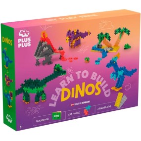 PLUS PLUS - Kit découverte Dinosaures de 600 pièces