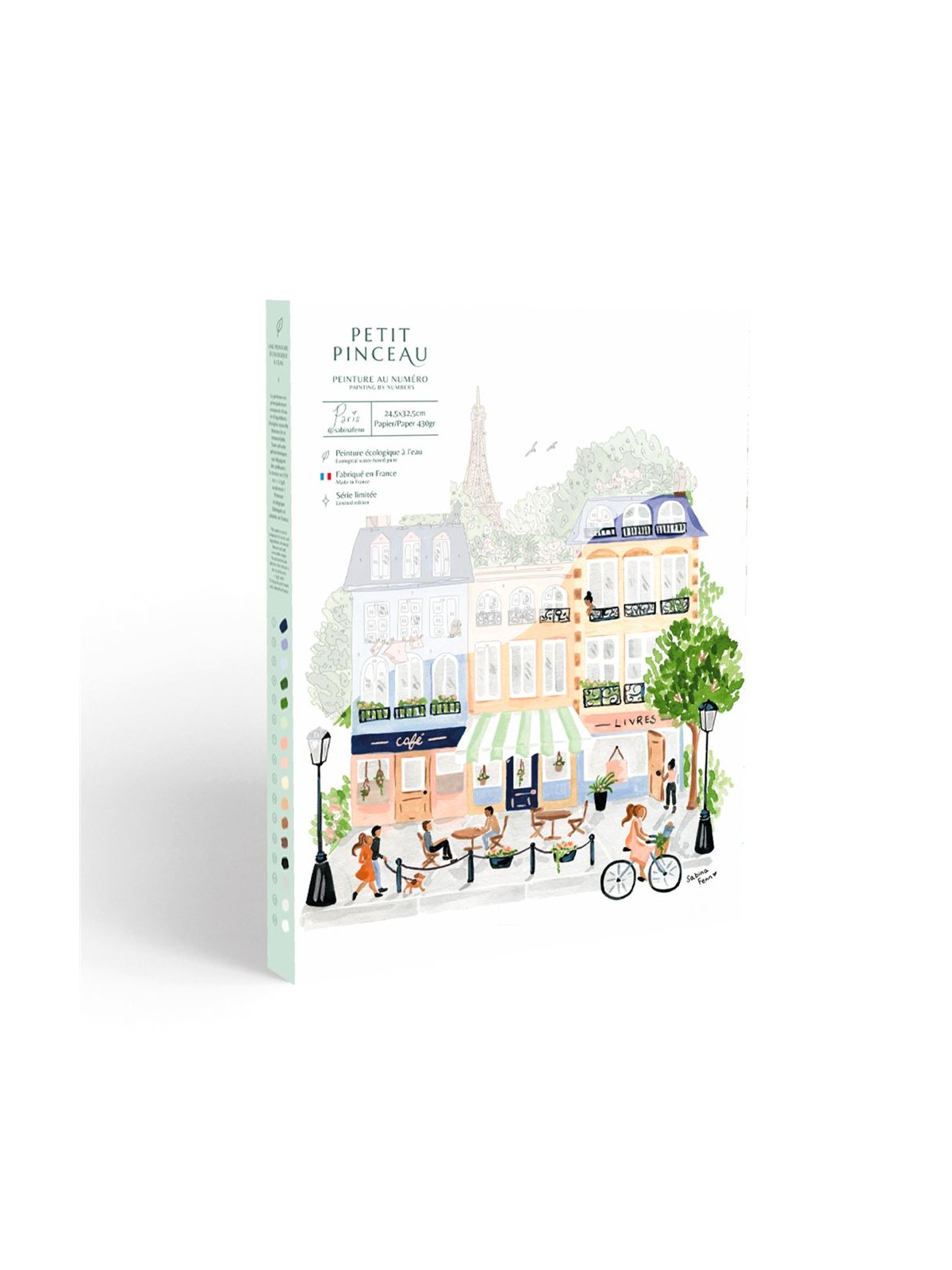 Coffret peinture au numéro - Petit Pinceau - Paris par Sabin