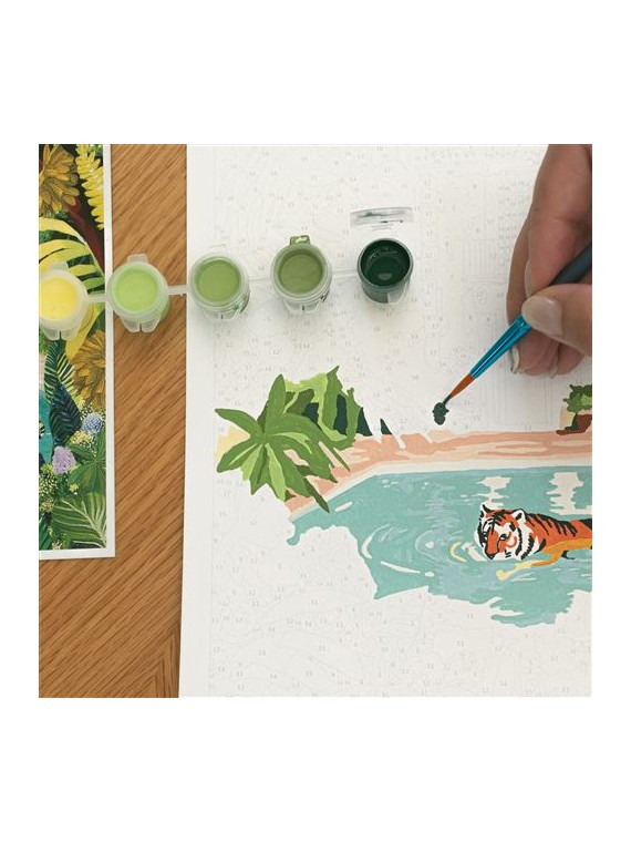 Jeu créatifs La Petite Epicerie Petit Pinceau Tiger Relaxing