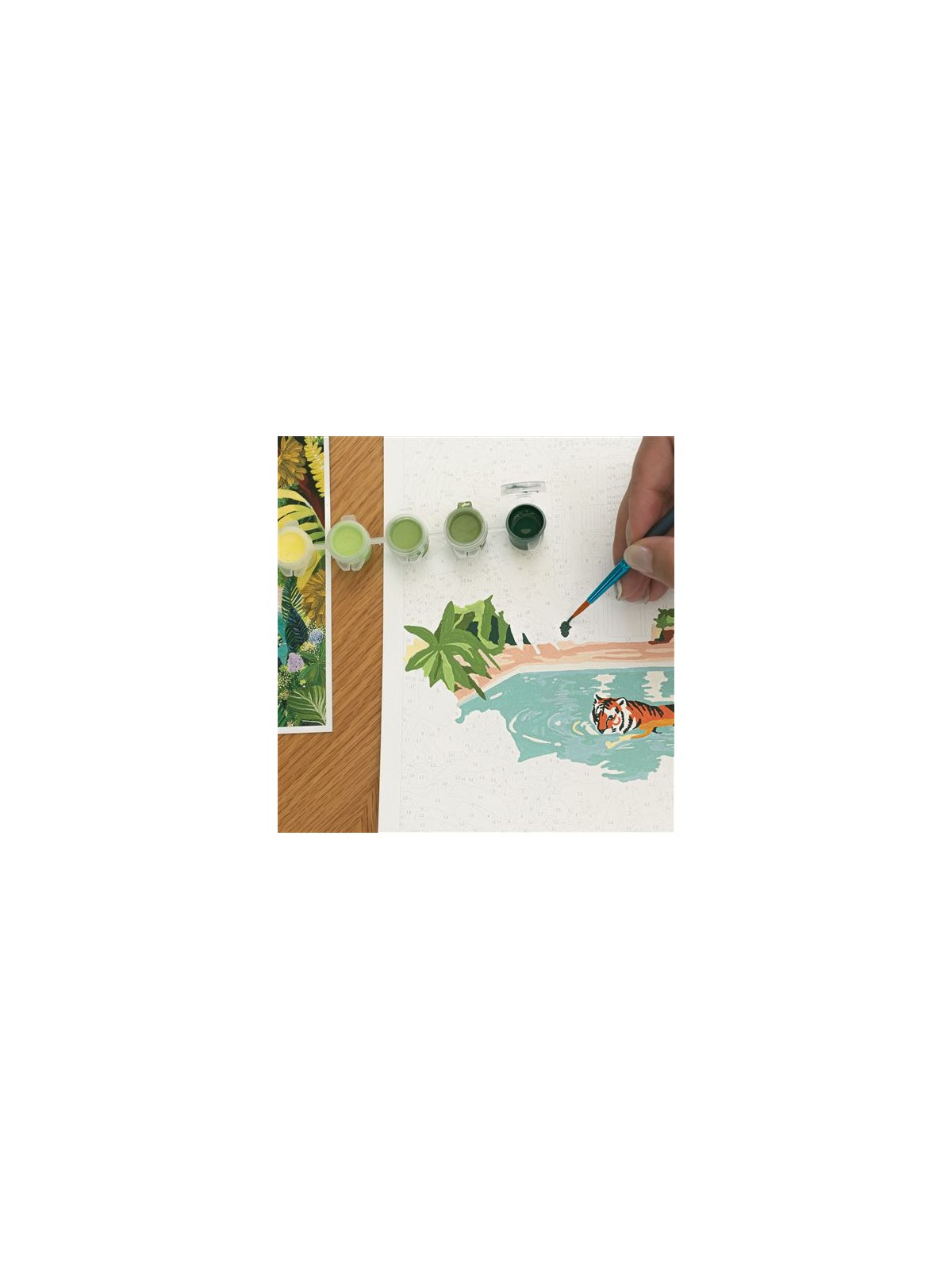 Jeu créatifs La Petite Epicerie Petit Pinceau Tiger Relaxing