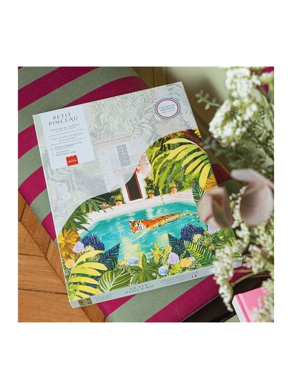 Jeu créatifs La Petite Epicerie Petit Pinceau Tiger Relaxing