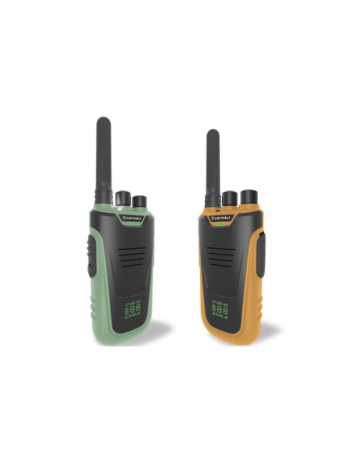 Paire de Talkie-Walkie KIDYTALK vert jaune