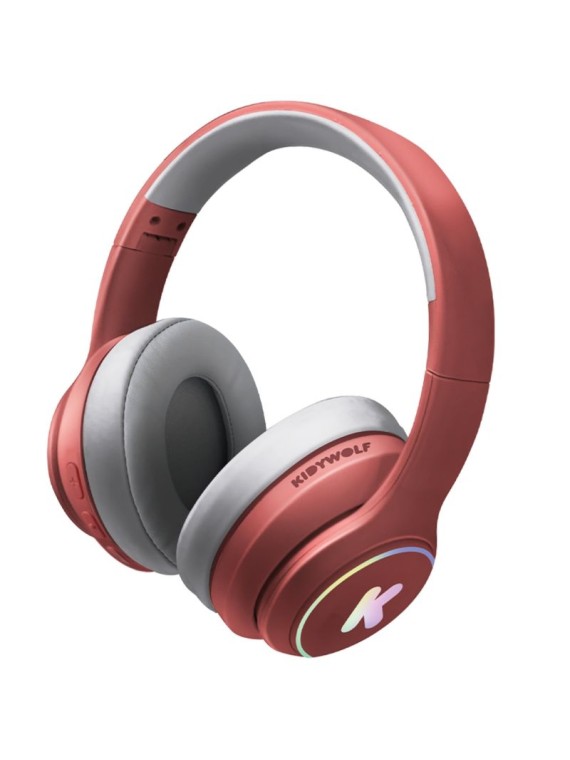 Casque audio rouge