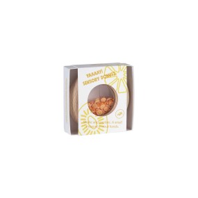 Hochet sensoriel orange - Petit Boum