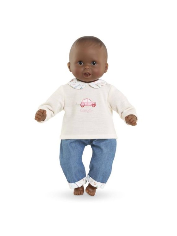 T-Shirt Manches Longues et Jean Week-end à Paris pour poupon