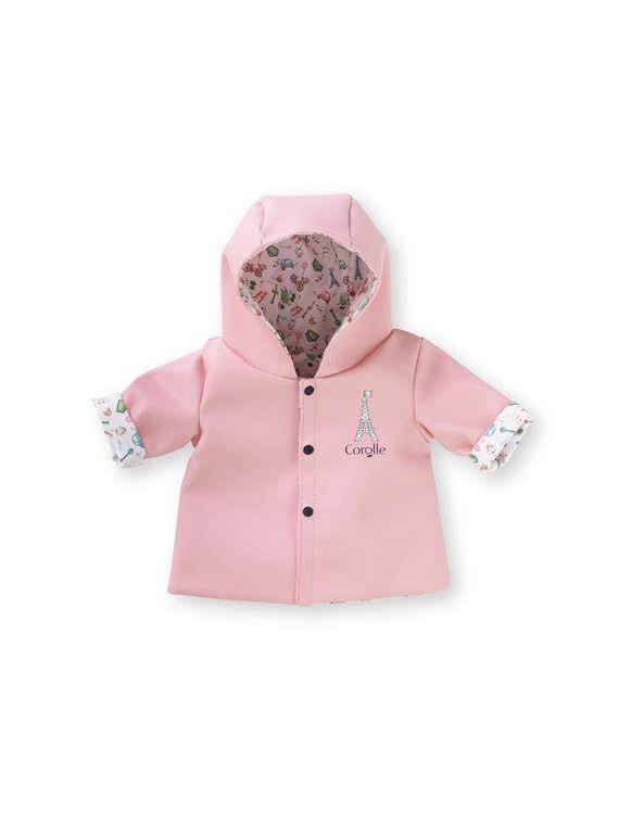 Ciré Réversible Week-end à Paris pour poupon 30 cm