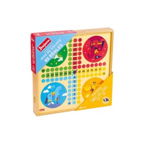 Coffret de Jeux classiques - 80 règles - pions en bois