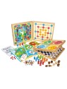 Coffret de Jeux classiques - 80 règles - pions en bois