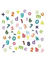 Magnets bois 80 lettres minuscules et chiffres