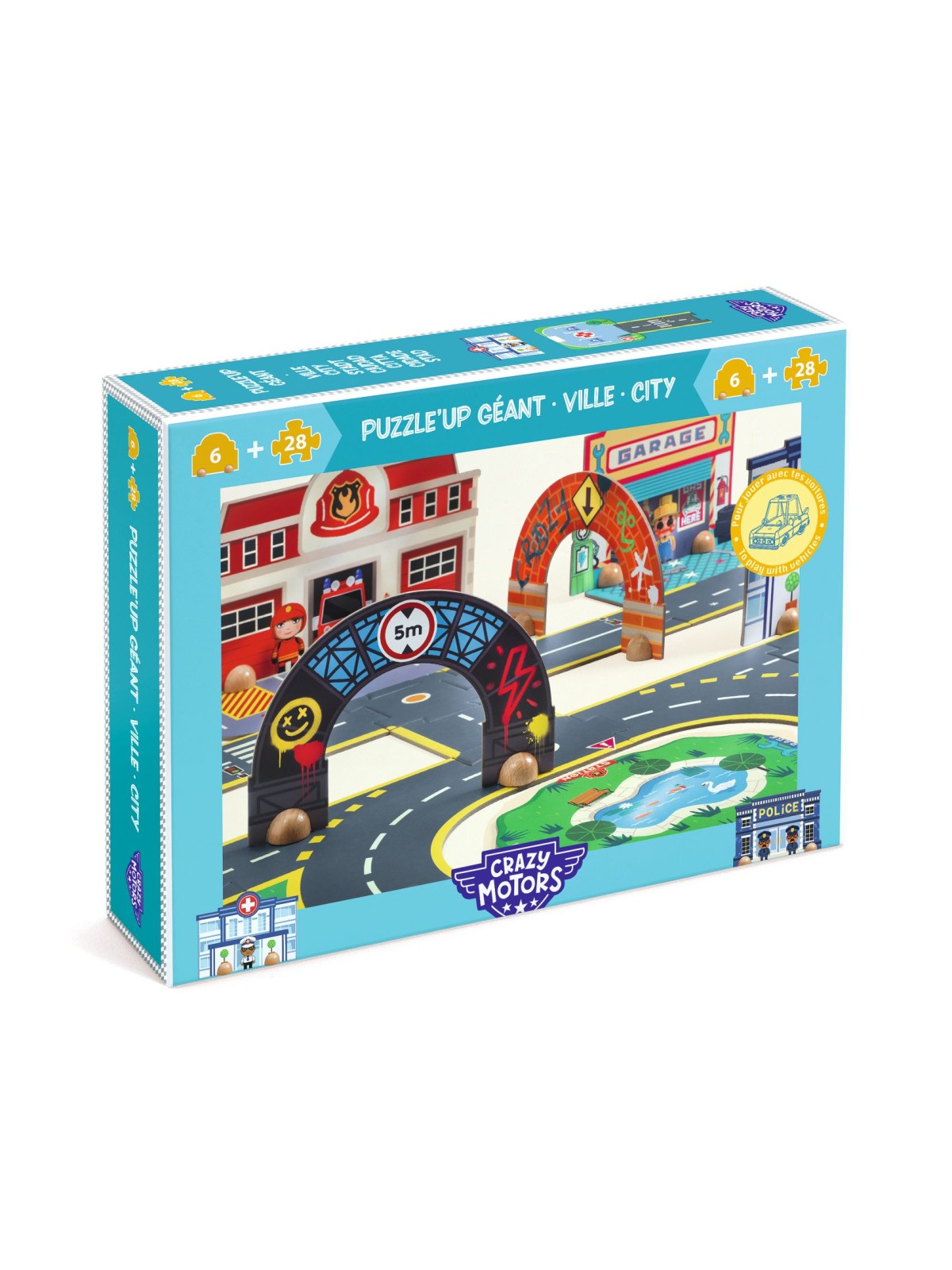Puzzl'Up Géant - Ville- City