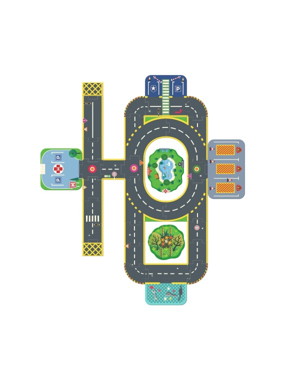 Puzzl'Up Géant - Ville- City