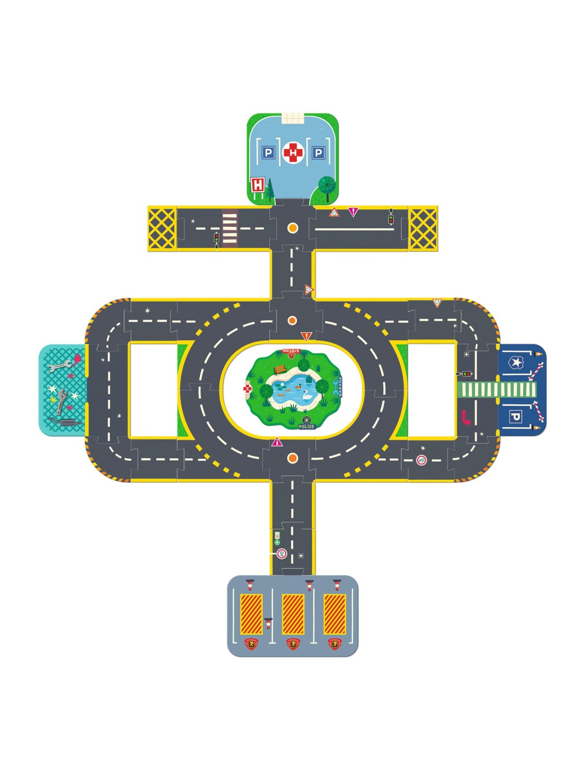 Puzzl'Up Géant - Ville- City