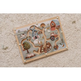 Labyrinthe magnétique en bois FSC - Little Farm