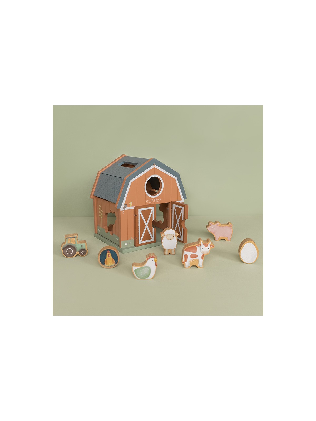 Boîte à formes en bois FSC - Little Farm