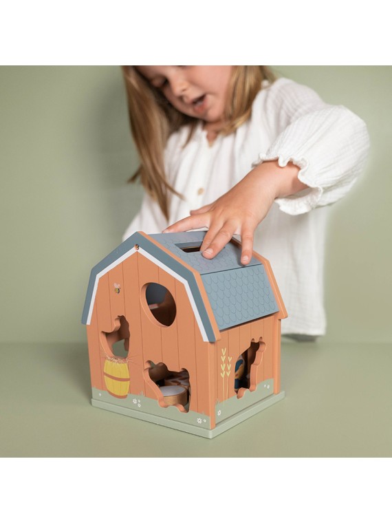 Boîte à formes en bois FSC - Little Farm