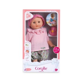 Poupon Bébé Bain Coralie Jardin en Fleurs