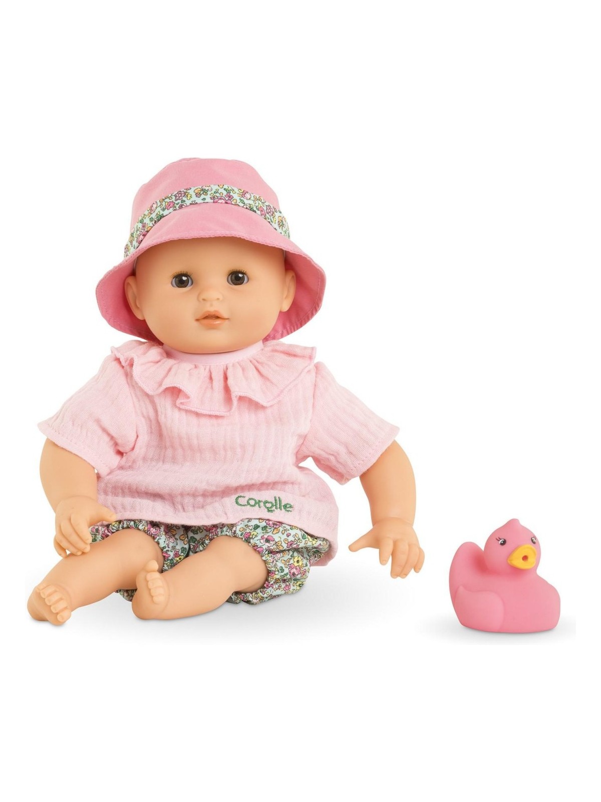 Poupon Bébé Bain Coralie Jardin en Fleurs