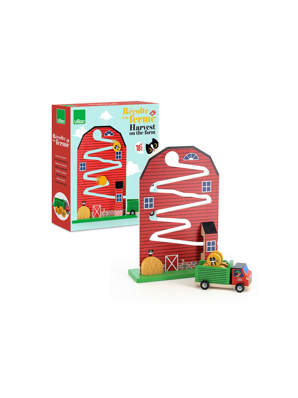 Jouet déveil en bois, Récolte à la ferme - Ingela P.Arrheni