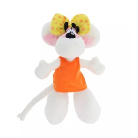 Peluche Diddlina en robe orange 30cm