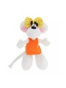 Peluche Diddlina en robe orange 30cm