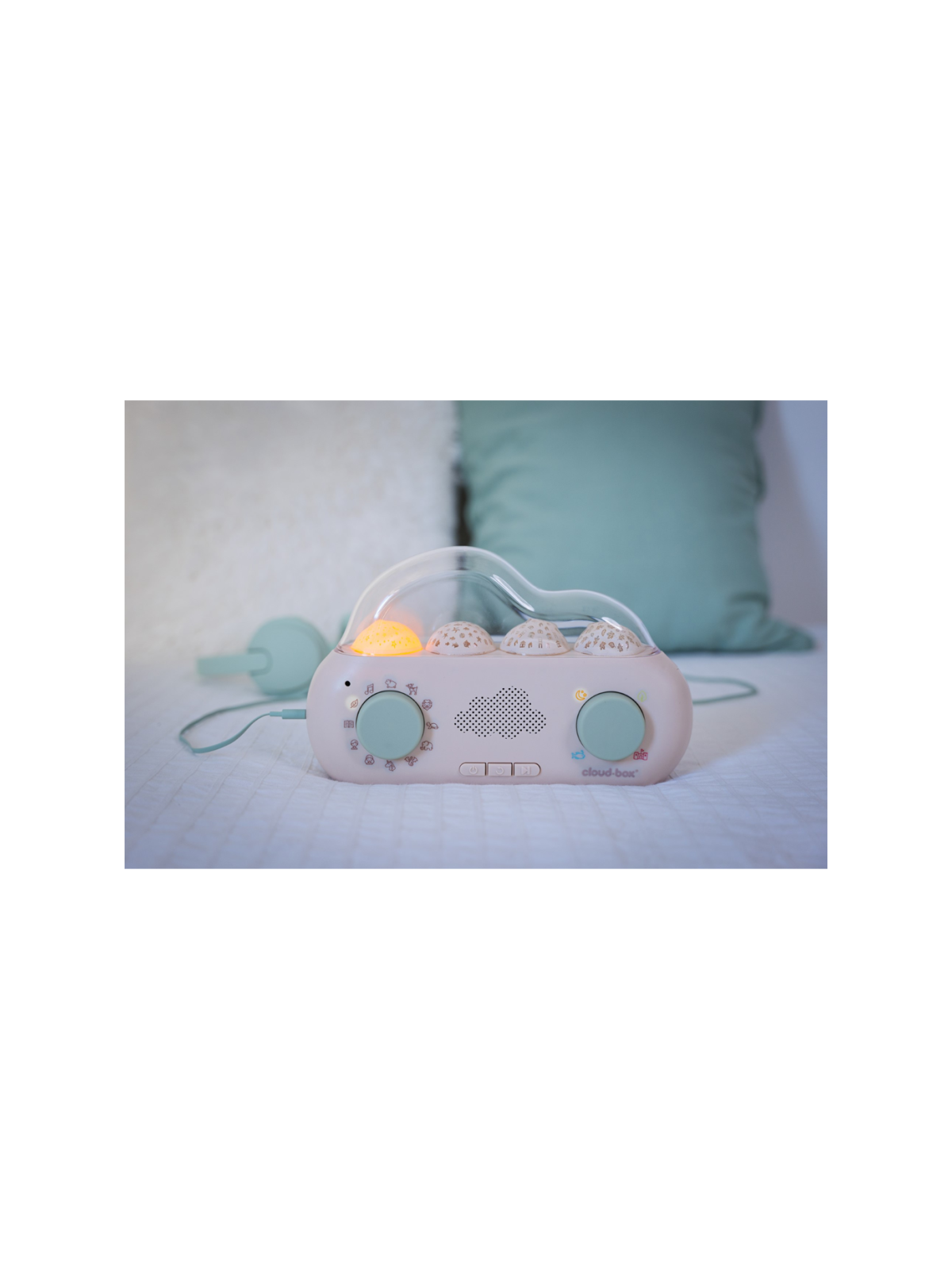 Veilleuse et boite à histoire CloudBox