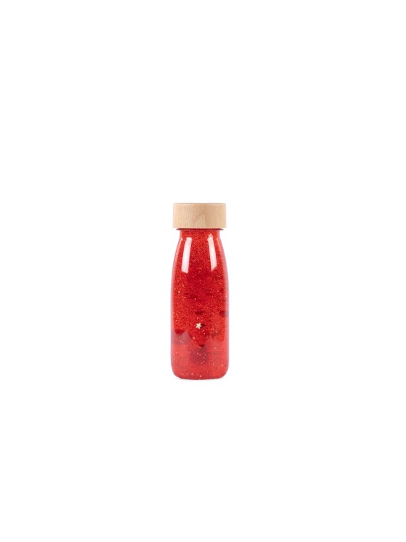 Bouteille sensorielle float rouge