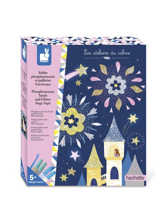 Sables phosphorescents et paillettes