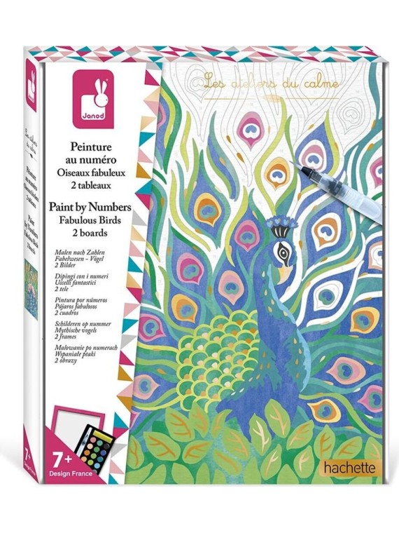 Kit Créatif - Peinture par Numéro Oiseaux Fabuleux
